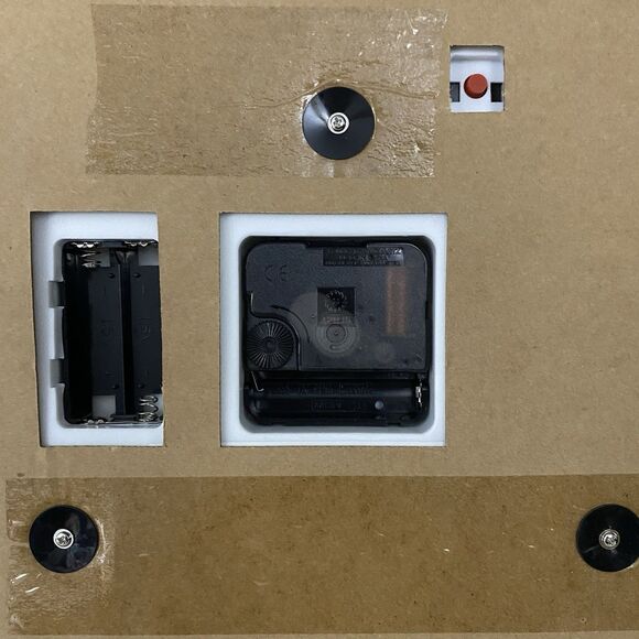 Vtg Feldstein Christmas Carol Wall Clock Snowman Family Large 13.5” Musical NIB - Picture 8 of 8